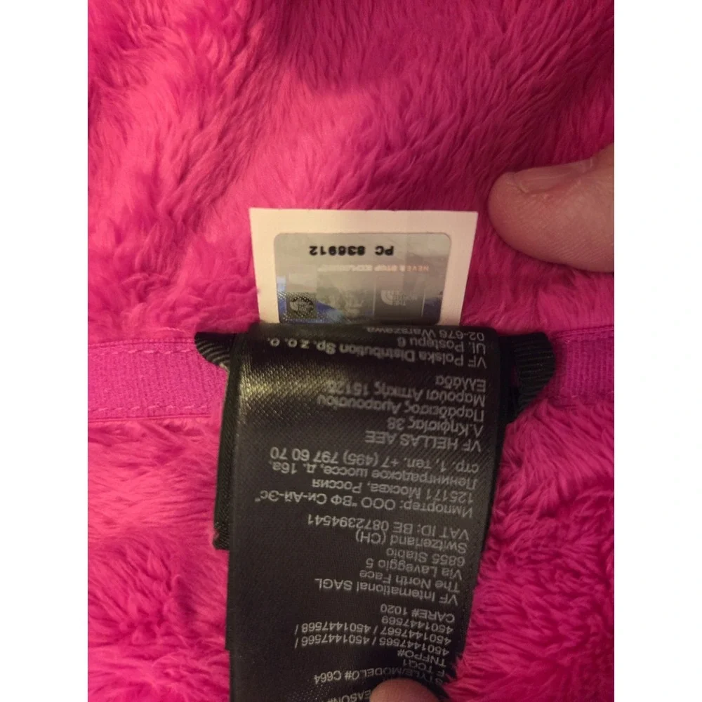 The North Face Womens Sz M Fleece Vest Pink - Picture 10 of 10
